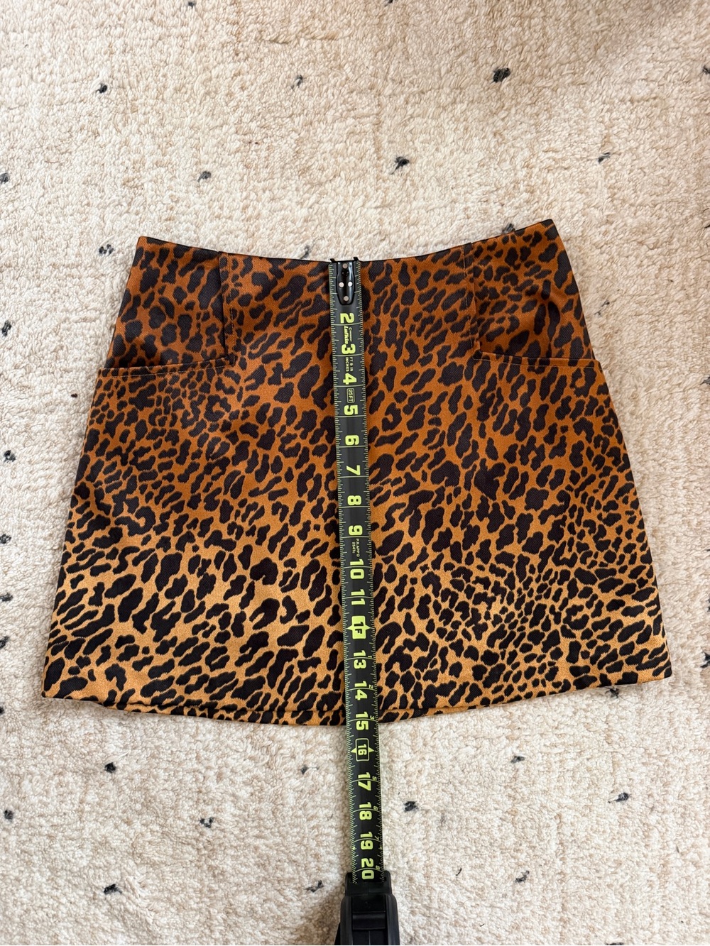Ecote Leopard-Print Mini Skirt - Brown and Black - Picture 4 of 5